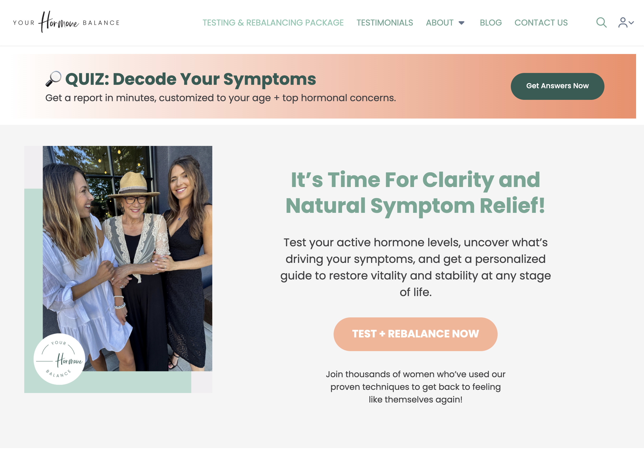 Your Hormone Balance